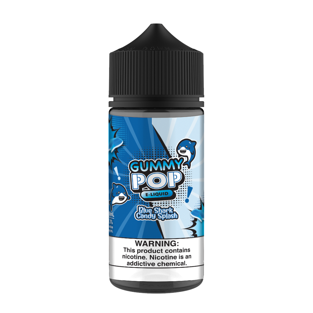 GUMMY POP, FORMAT: 100ML 3MG, FLAVOR: BLUE SHARK