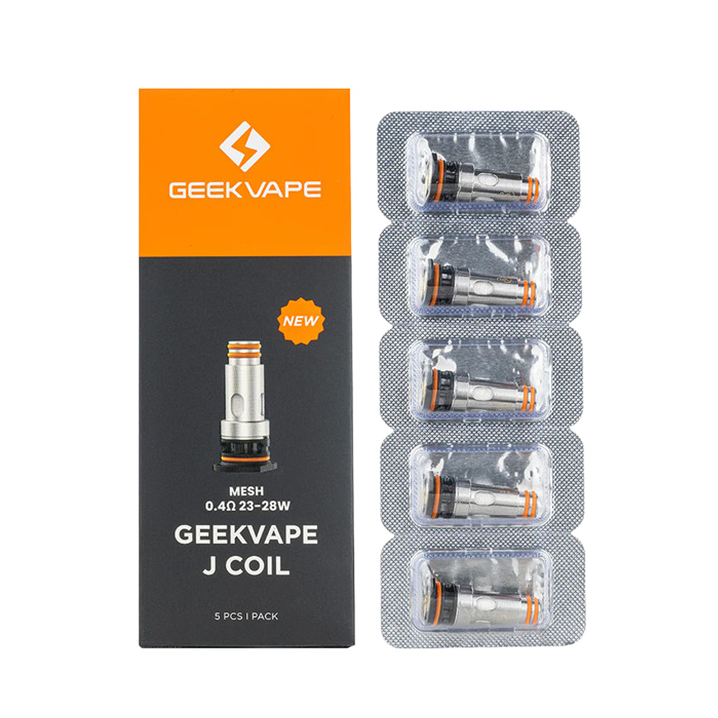 GEEKVAPE J COIL 5PCS, RESISTANCE: 0.4 OHM