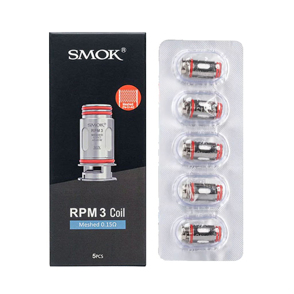 SMOK RPM3 COIL 5PCS, RESISTANCE: 0.15 OHM