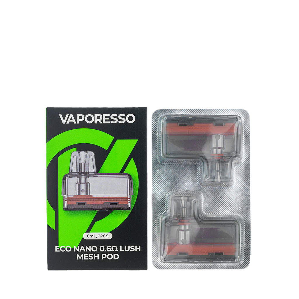 VAPORESSO ECO NANO POD 2PCS, RESISTANCE: 0.6 OHM LUSH