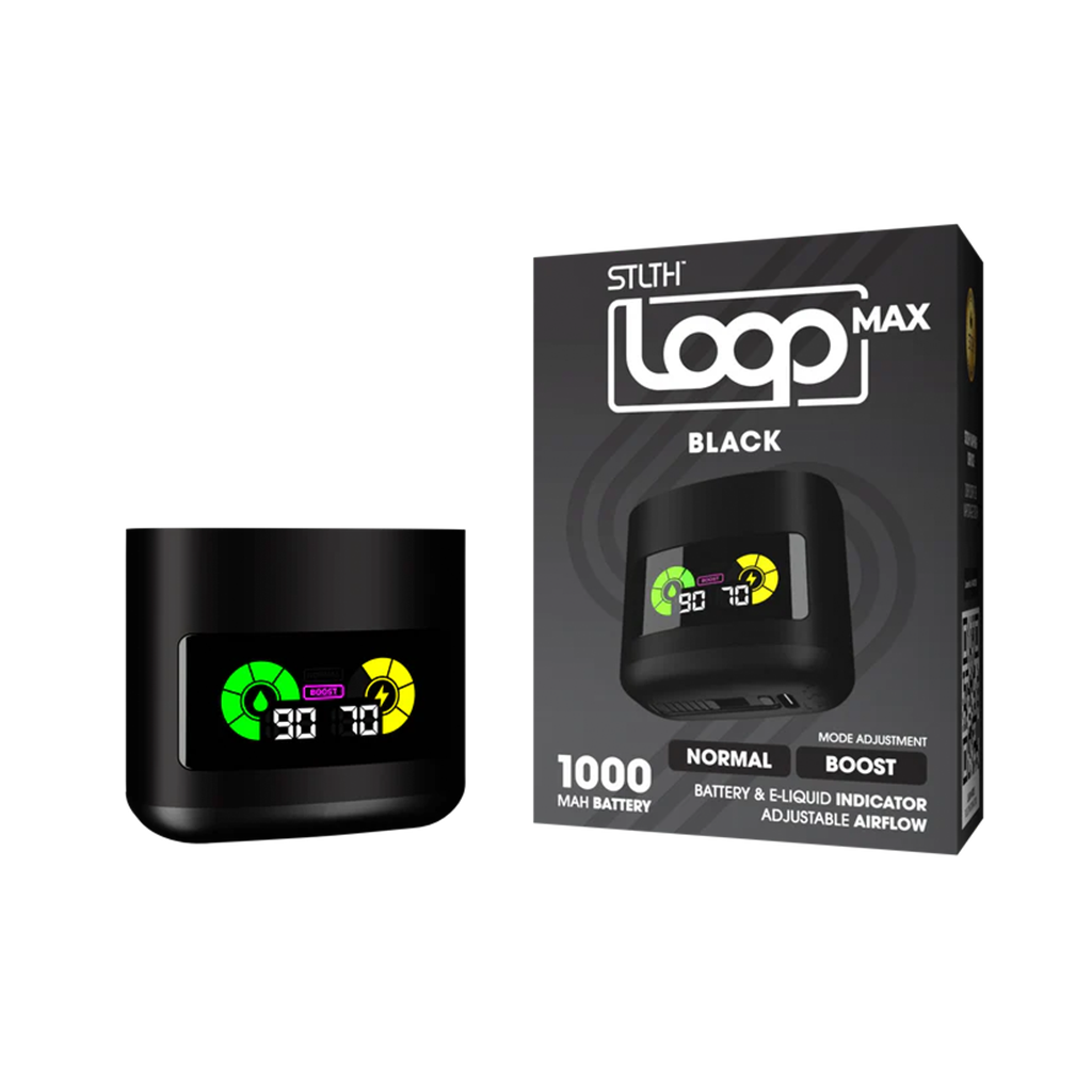 STLTH LOOP MAX BATTERY, COLOR: BLACK