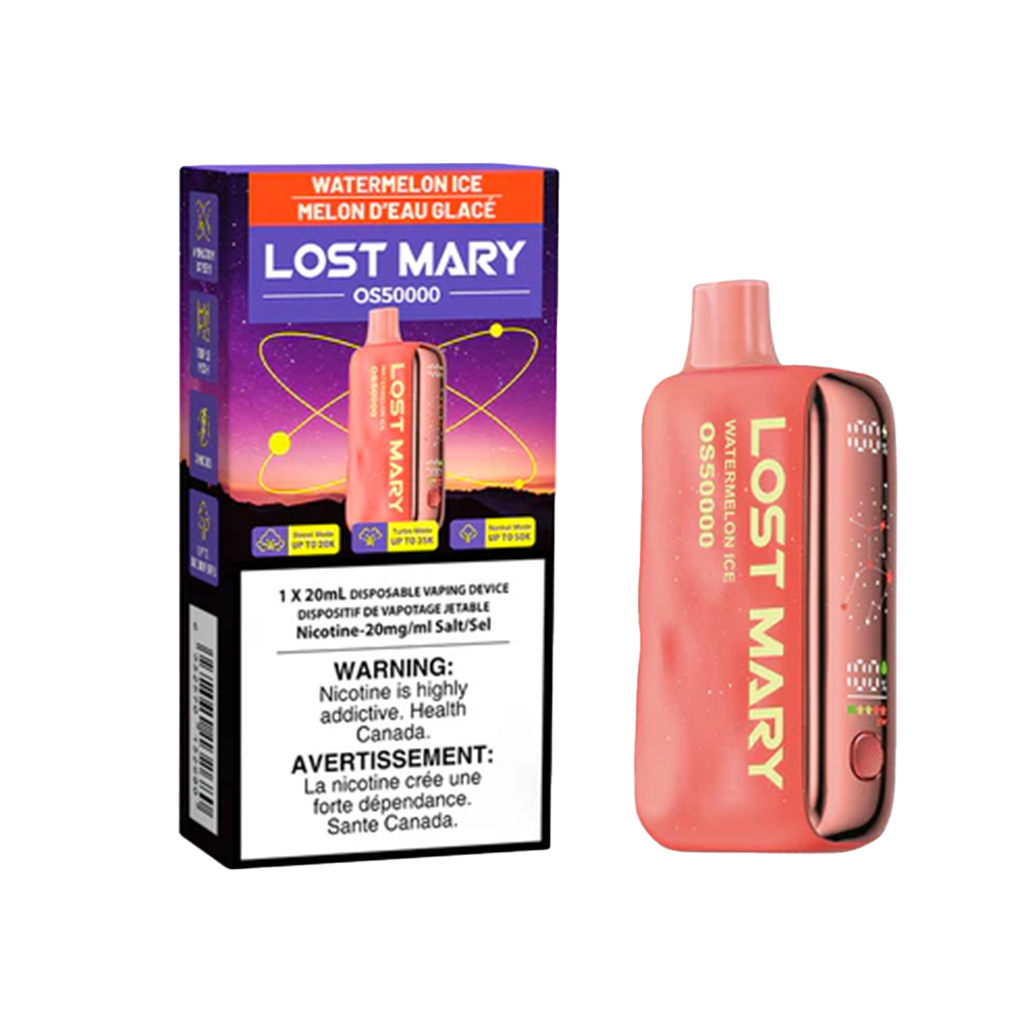 LOST MARY OS50000 50K 20MG, FLAVOR: WATERMELON ICE