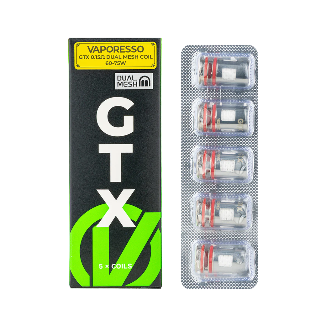 GTX DUAL MESH COILS, RESISTANCE: 0.15