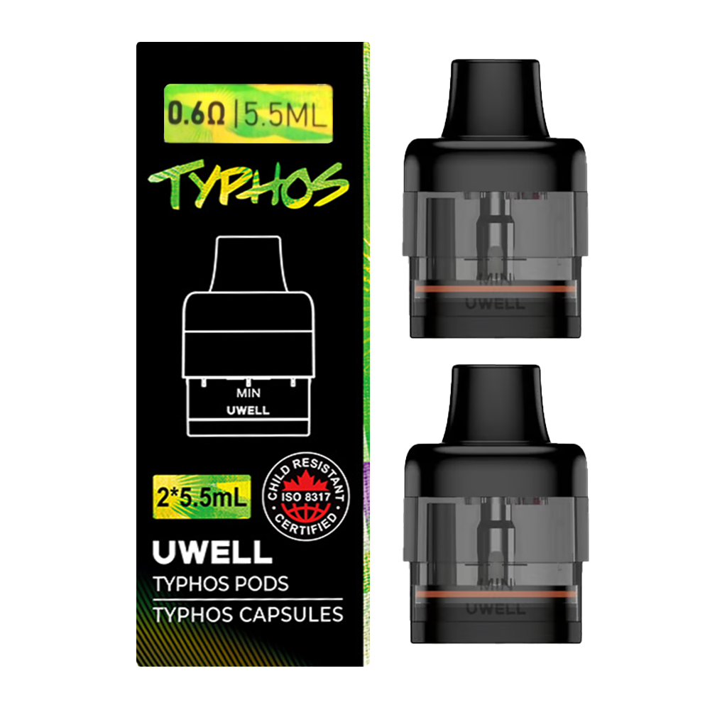 TYPHOS PODS 2PCS, RESISTANCE: 0.6 OHM