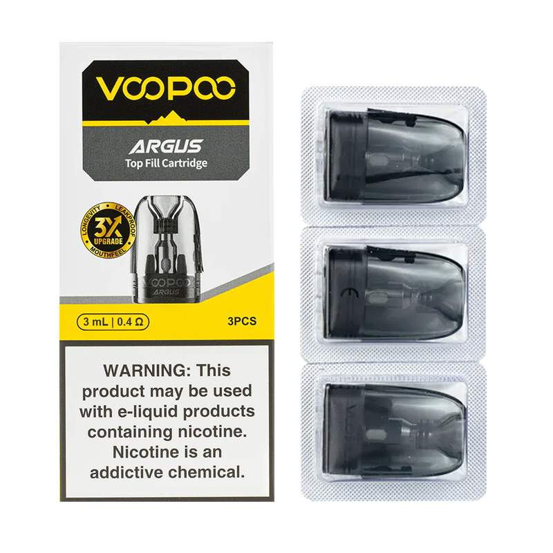 VOOPOO ARGUS TOP FILL POD 3PCS