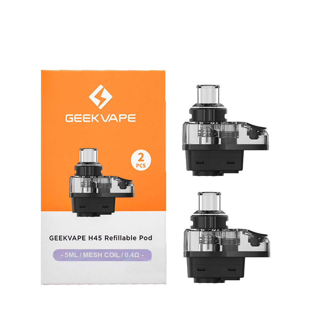 GEEKVAPE H45 5ML POD 2PCS, STRENGTH: 0.4 OHM