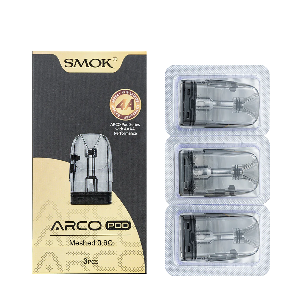 SMOK ARCO POD 3PCS, RESISTANCE: 0.6 OHM