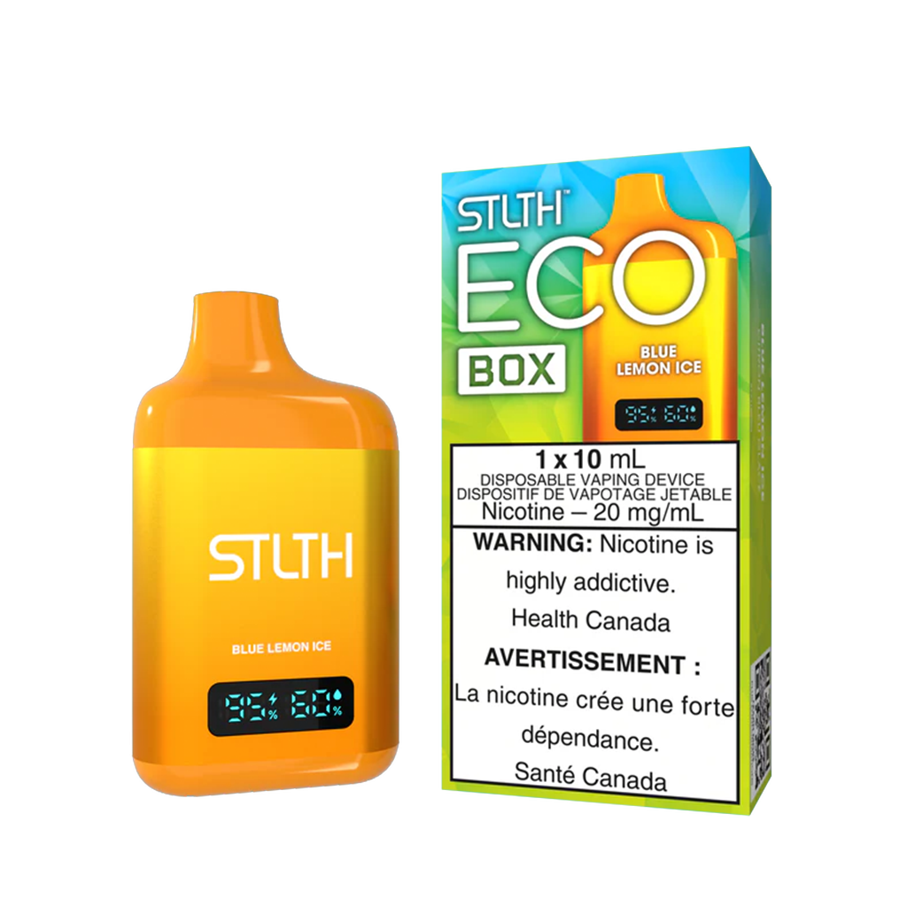 STLTH ECOBOX 10ML 20MG, FLAVOR: BLUE LEMON ICE