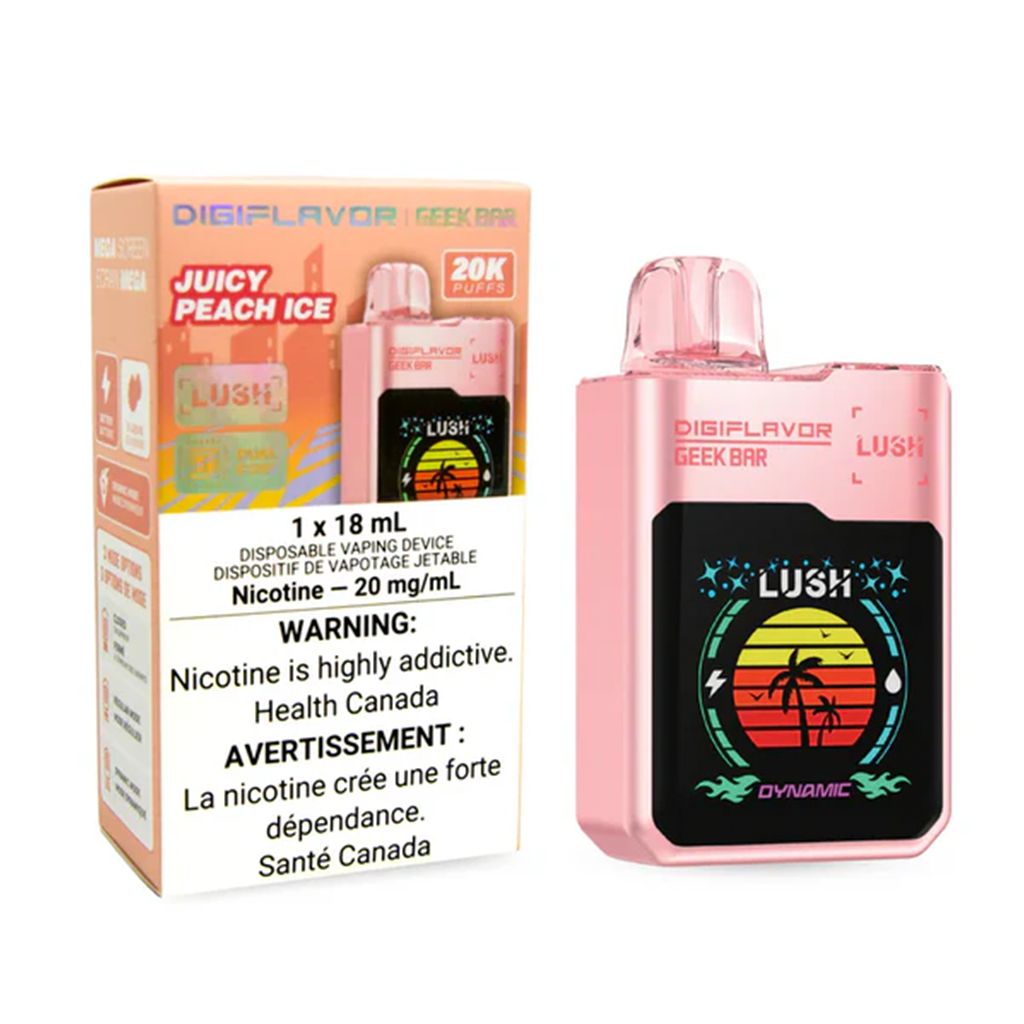 DIGIFLAVOR GEEKBAR 18ML 20MG, FLAVOR: JUICY PEACH ICE