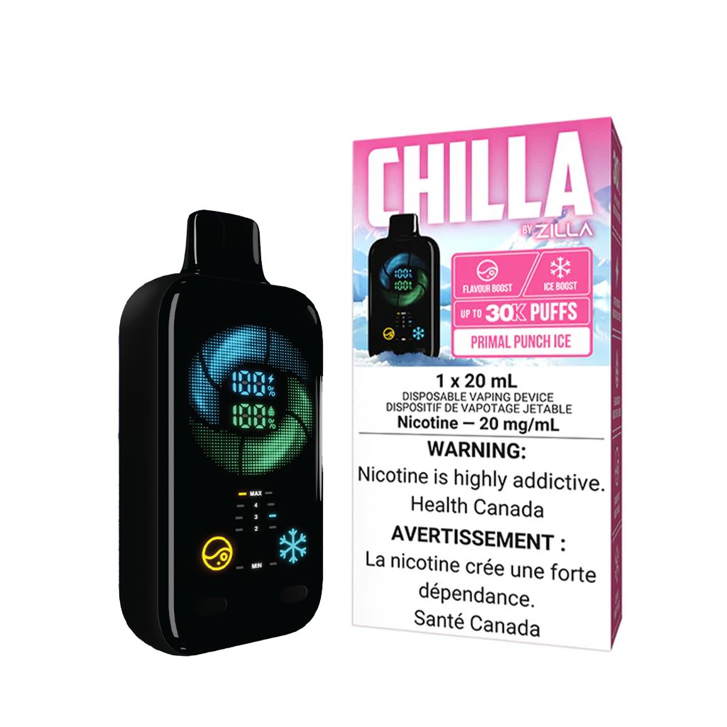 CHILLA 20ML 30K, FLAVOR: PRIMAL PUNCH ICE