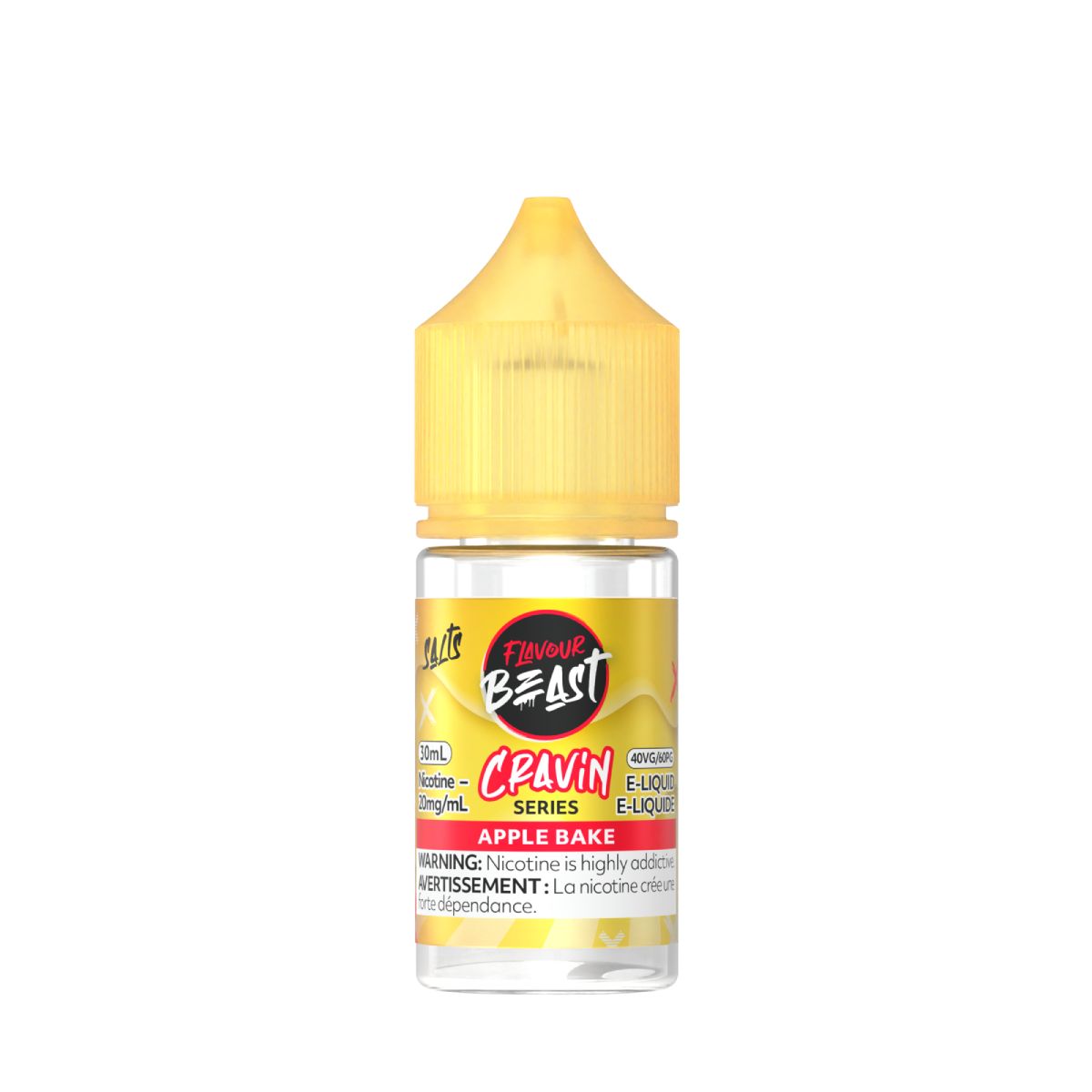 FLAVOUR BEAST SALTS 30ML, FLAVOR: CRAVIN APPLE BAKE, MG: 20MG