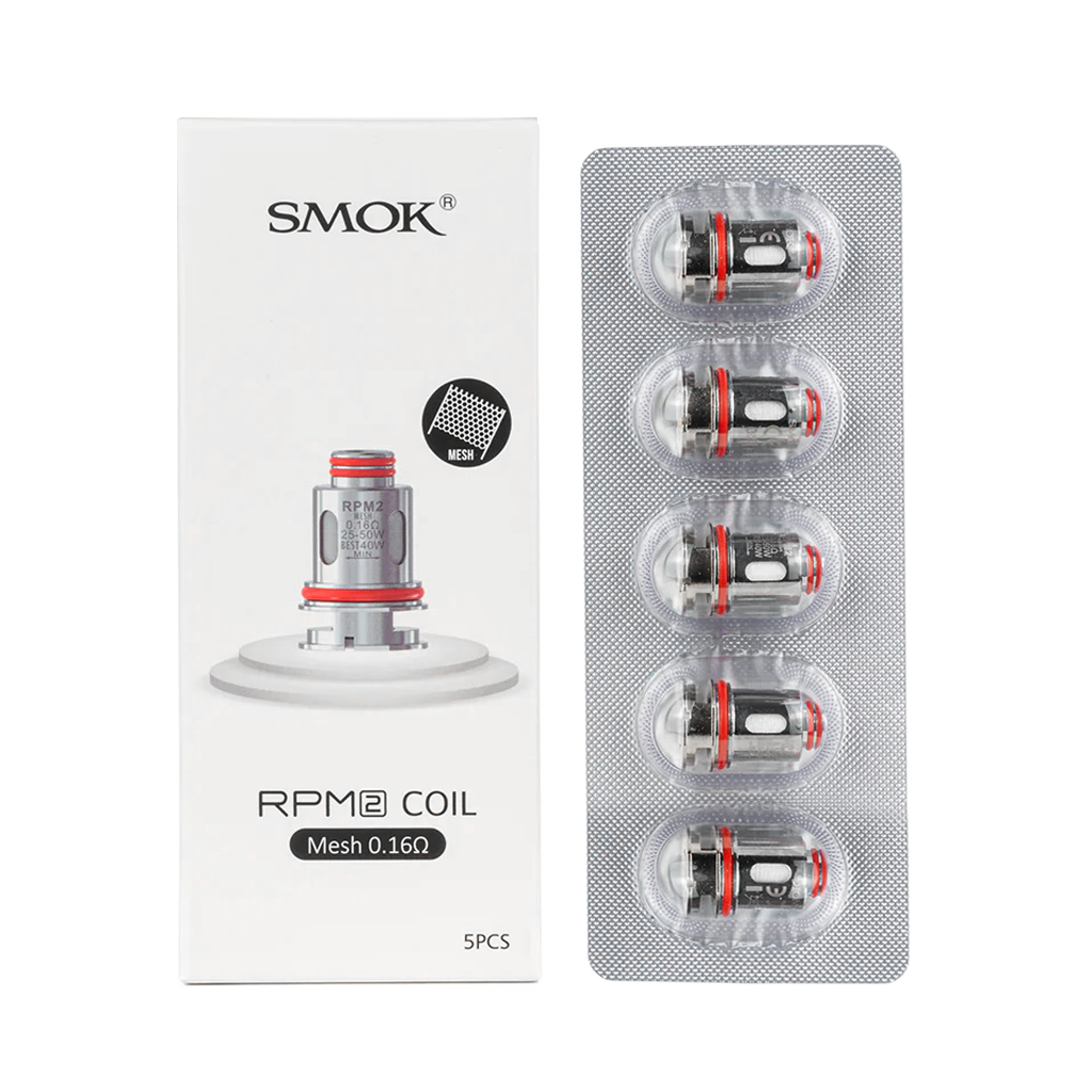 SMOK RPM2 COIL 5PCS, RESISTANCE: 0.16 OHM