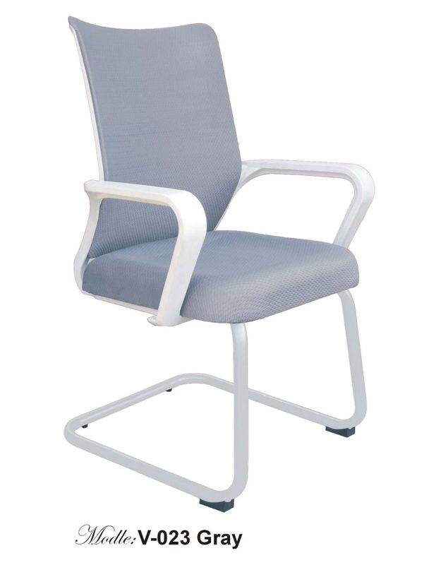 V-023 Gray Visitor Chair – Modern Comfort &amp; Style