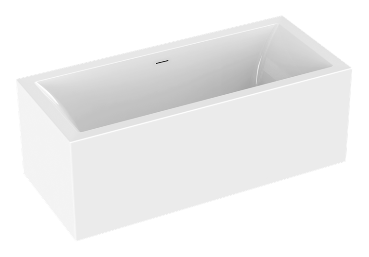 Aquaestil Badewanne Victoria Corner L/R 175×75, glänzend weiß