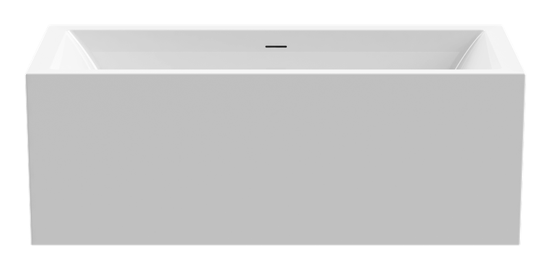 Aquaestil Badewanne Victoria Free für Nische 170×75, glänzend weiß