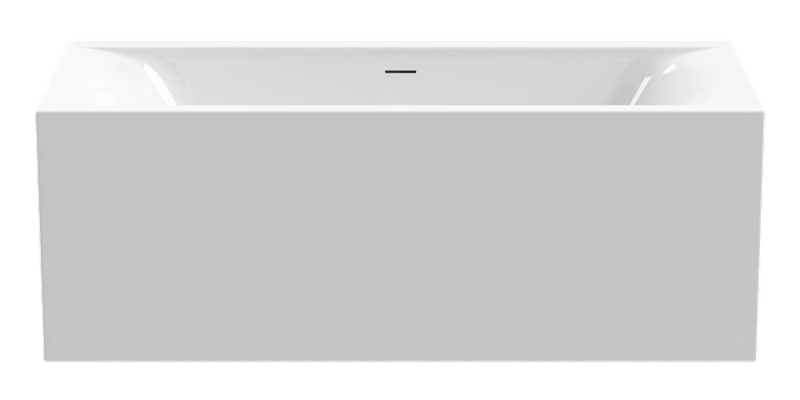 Aquaestil Badewanne Colorado Free für Nische 180×80, glänzend weiß