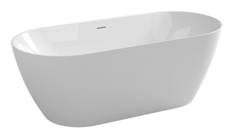 ​Aquaestil Badewanne Dove Central 170×75, glänzend weiß