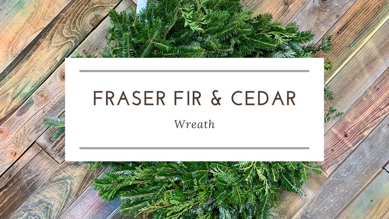 Fraser Fir &amp; Cedar Wreath