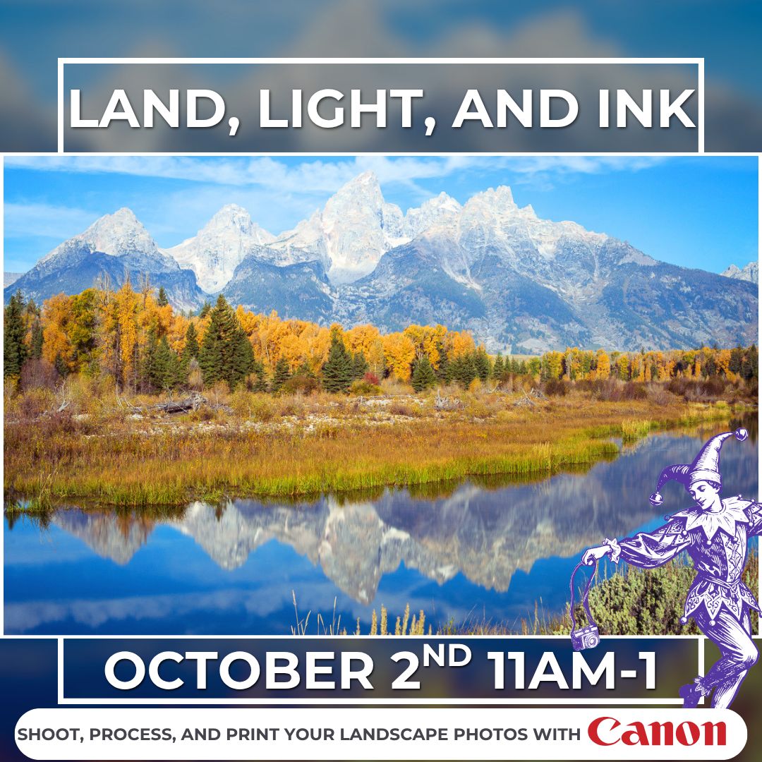Land, Light, and Ink with Canon