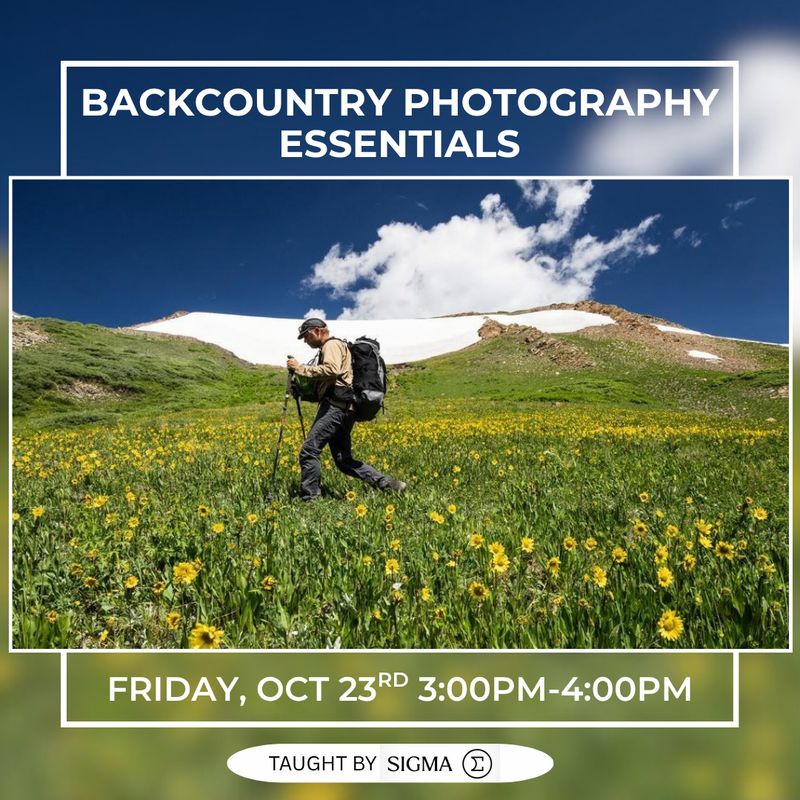 Backcountry Photography Essentials with Sigma