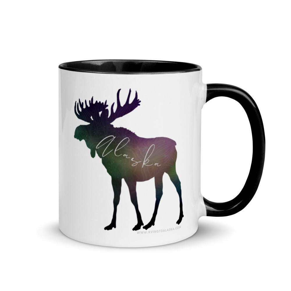 AK Aurora Moose Mug