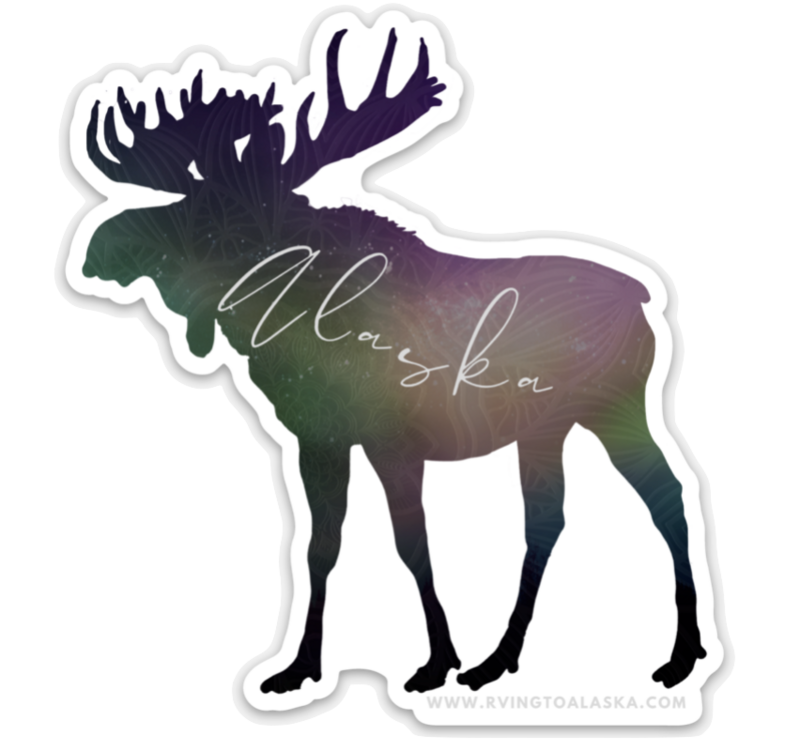 AK Aurora Moose  Decal