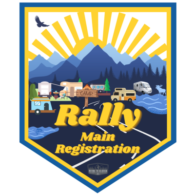 RV2AK23 Rally: Main Registration including 1st Adult