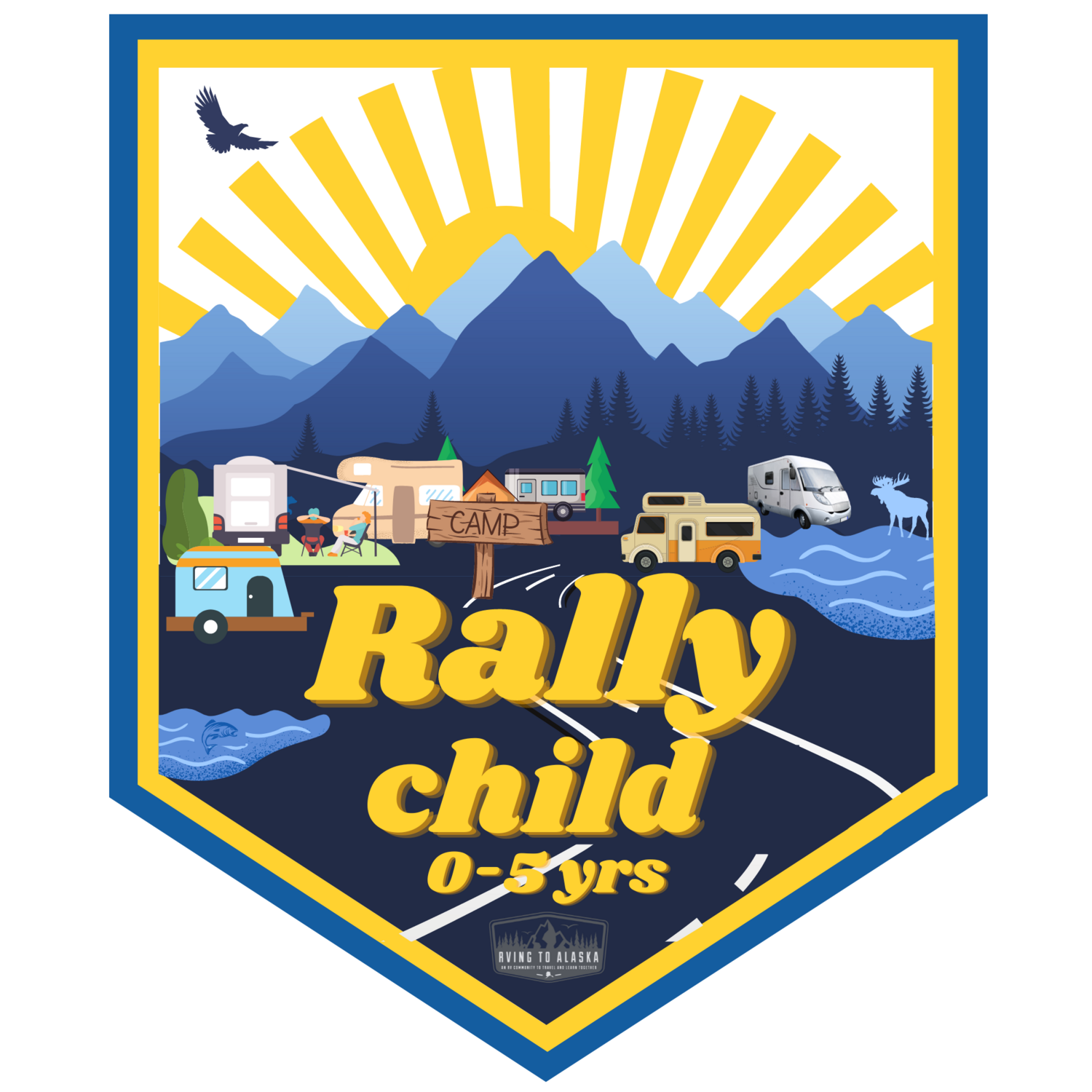 RV2AK23 Rally: Child Ticket: 5yr old or Younger (FREE)