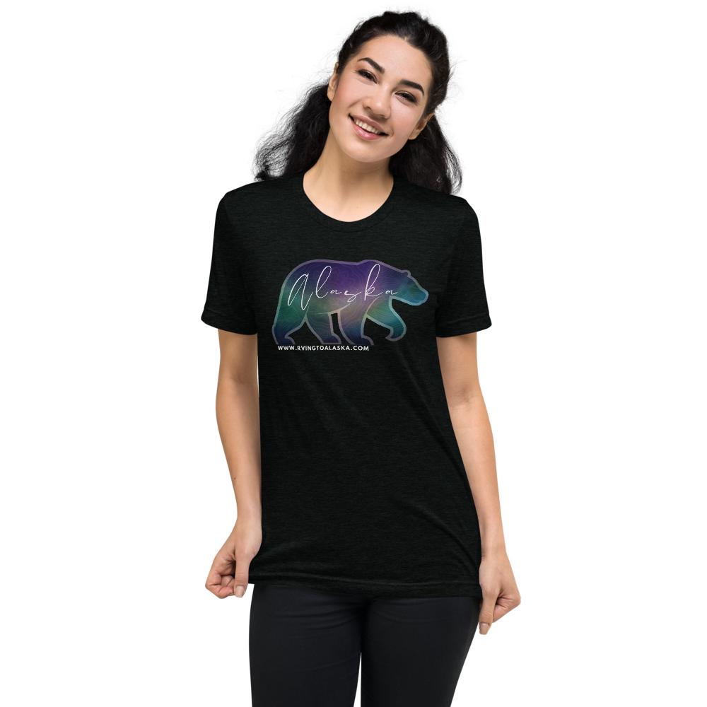 AK Aurora Bear Short Unisex t-shirt AK Aurora Bear Short Unisex t-shirt