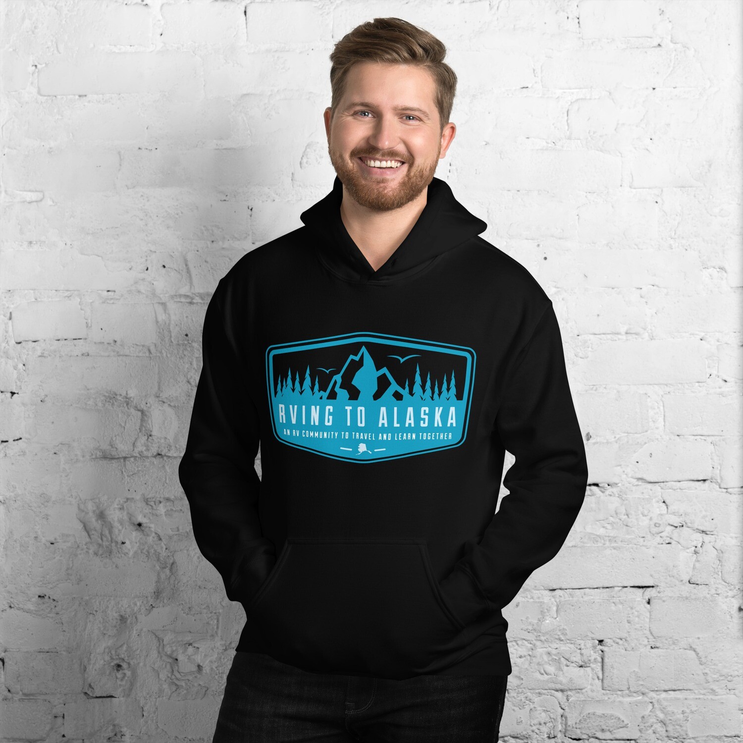 RV2AK Unisex Hoodie RV2AK Unisex Hoodie, Color: Black, Size: S