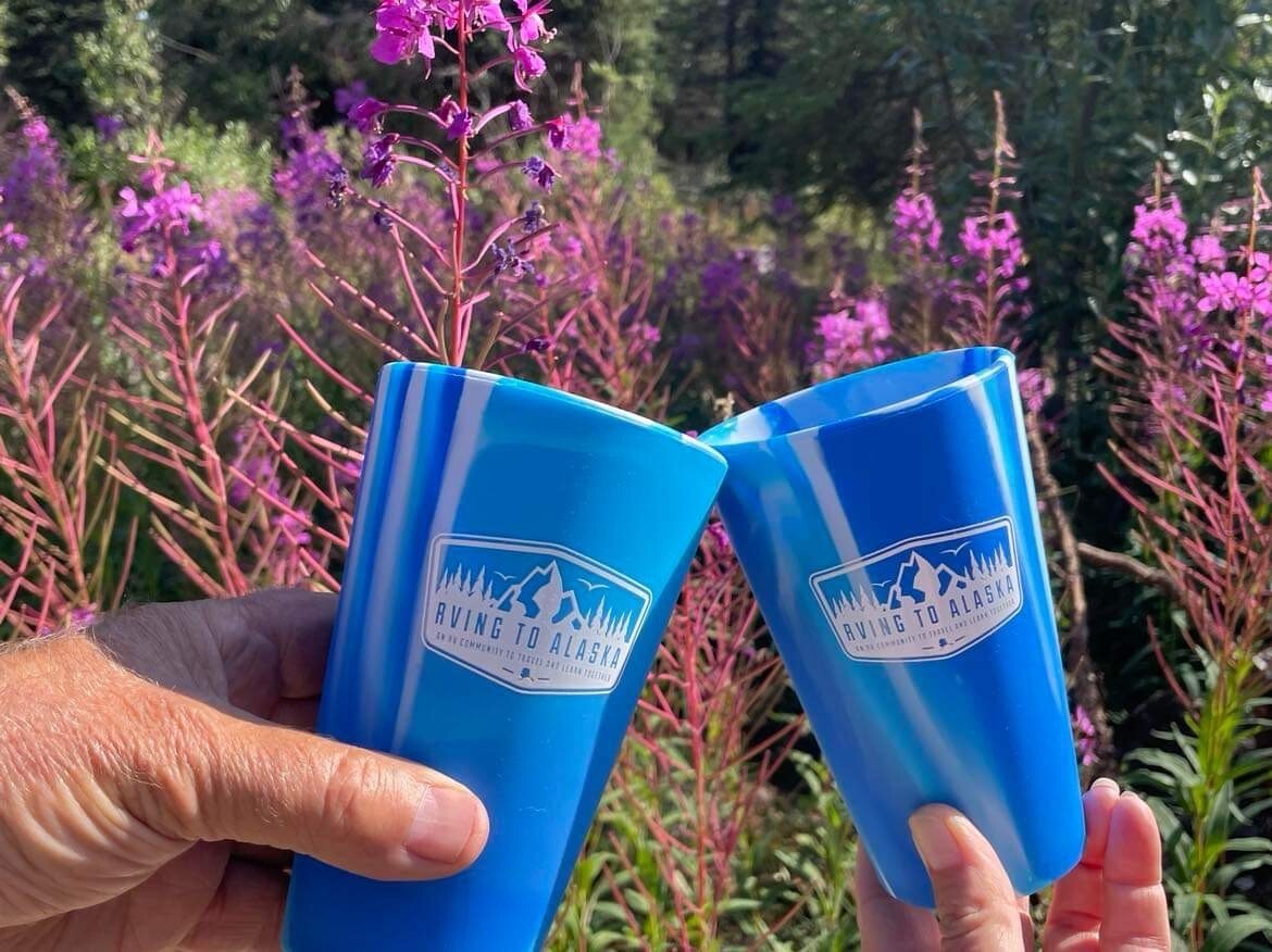 RV2AK Silicone 16 oz Pint Glass RV2AK Silicone 16 oz Pint Glass