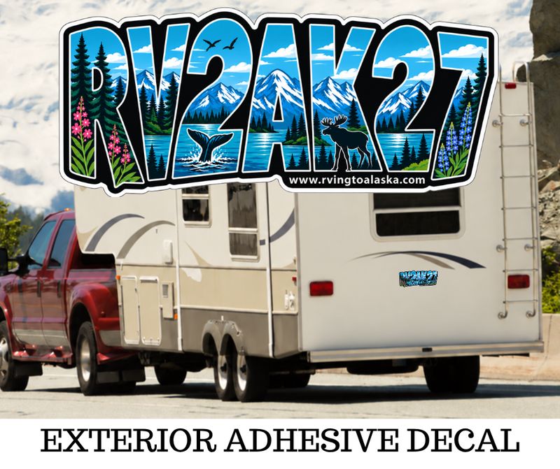 2027 Vehicle Decal - EXTERIOR Adhesive