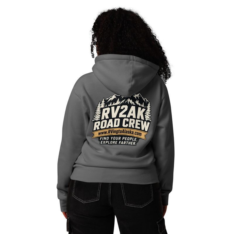 RV2AK Road Crew Unisex Heavyweight Hooded Sweatshirt
