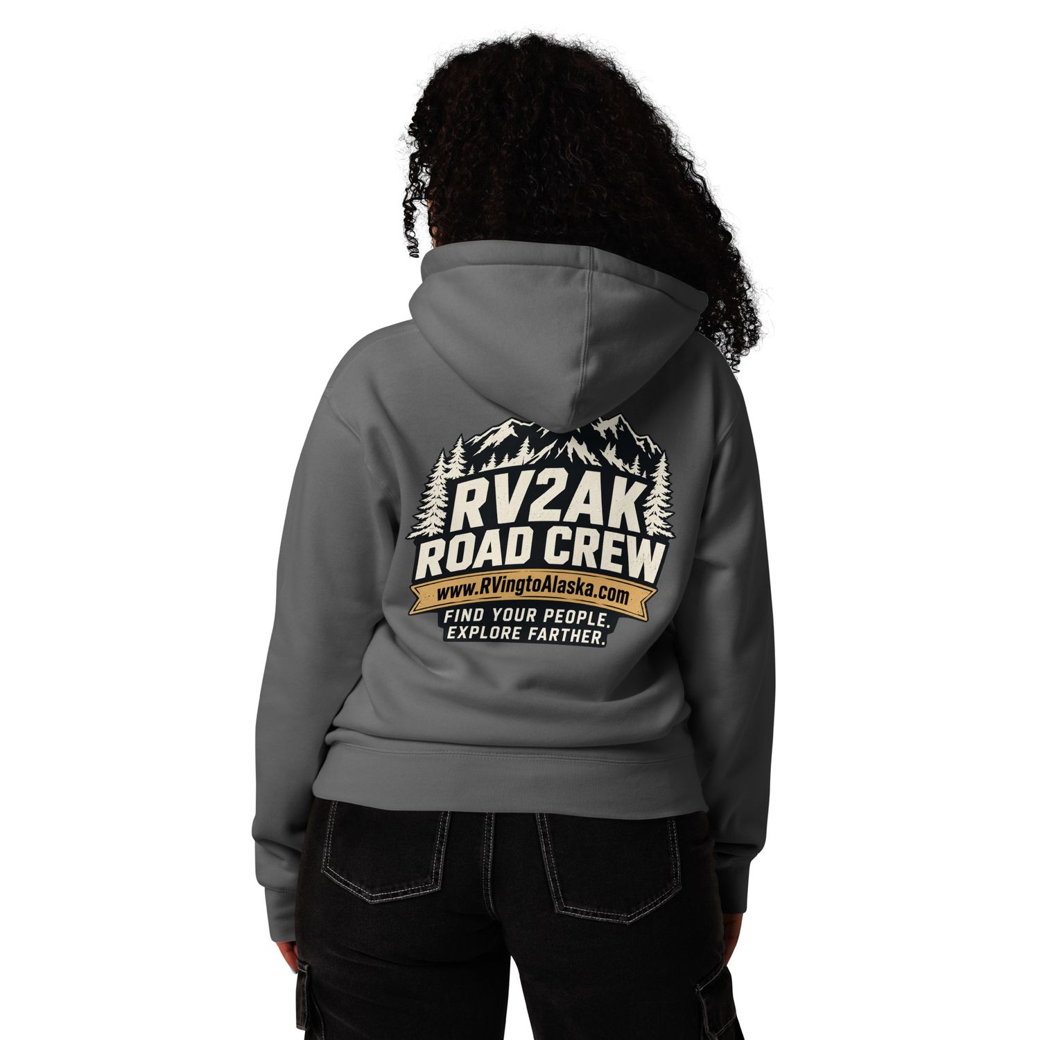 RV2AK Road Crew Unisex Heavyweight Hooded Sweatshirt