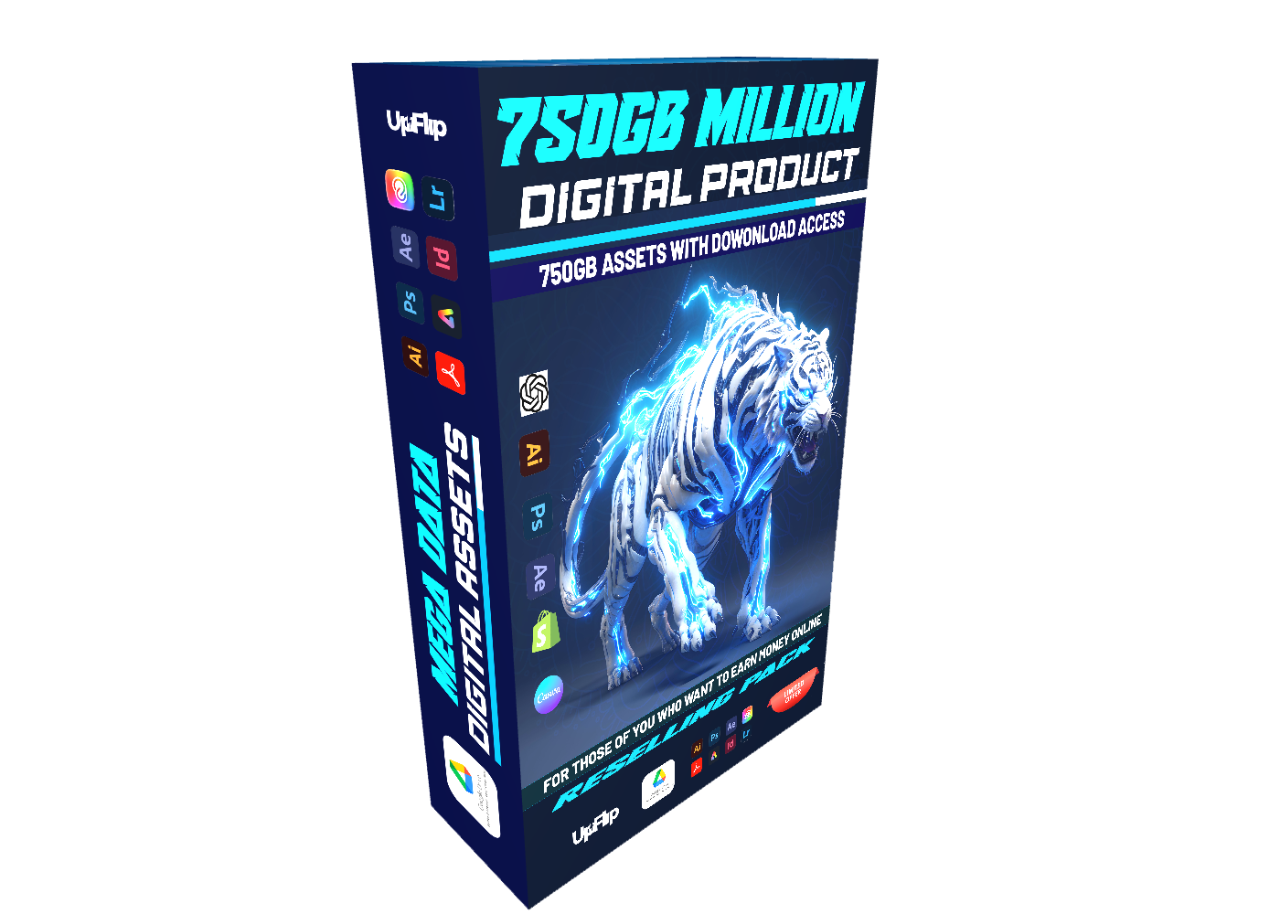 750GB Digital Product Bundle Assets