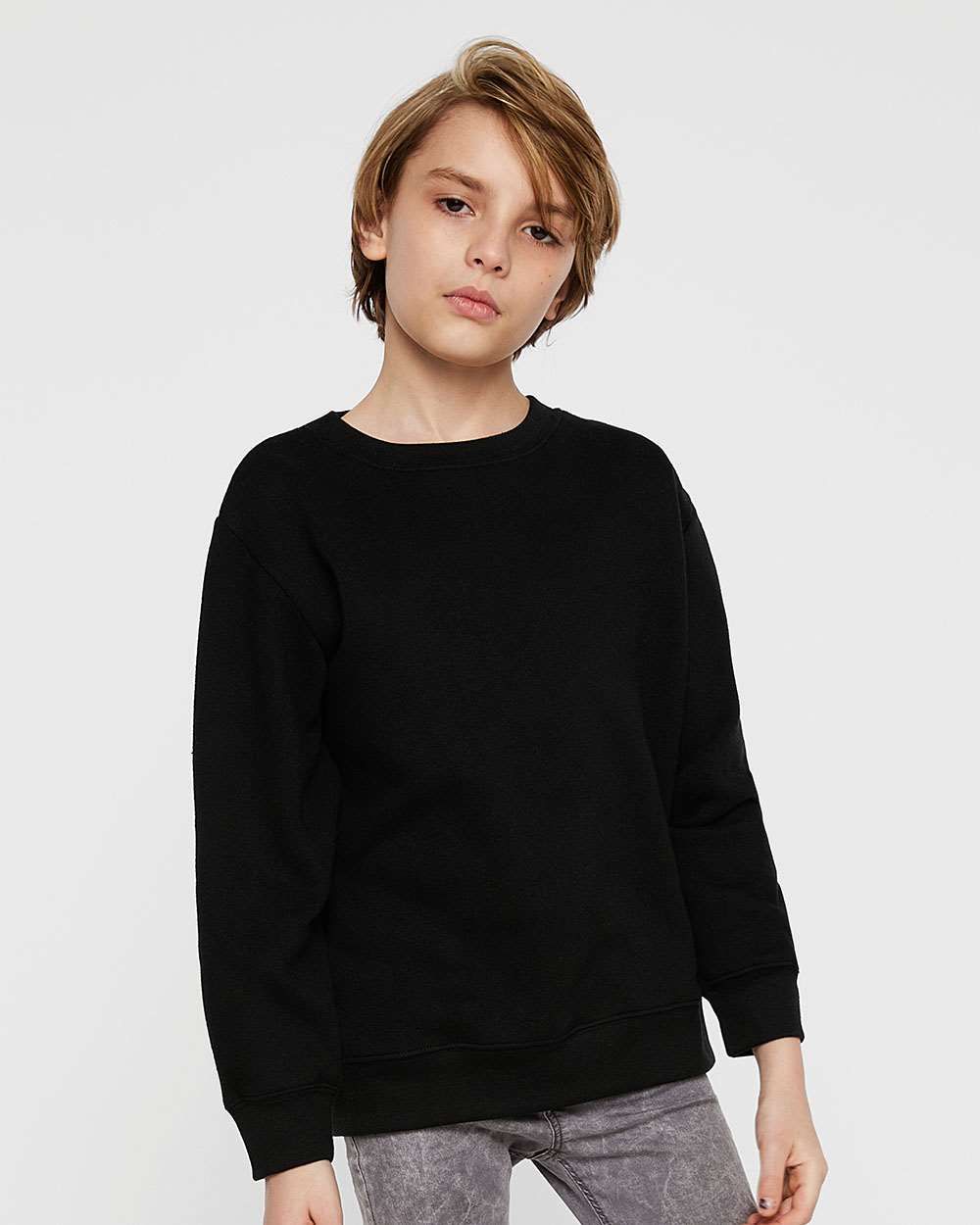 Youth Elevated Fleece Crewneck Sweatshirt -