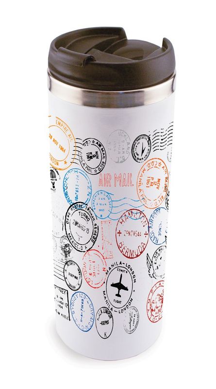 White 14oz Stainless Steel Tumbler