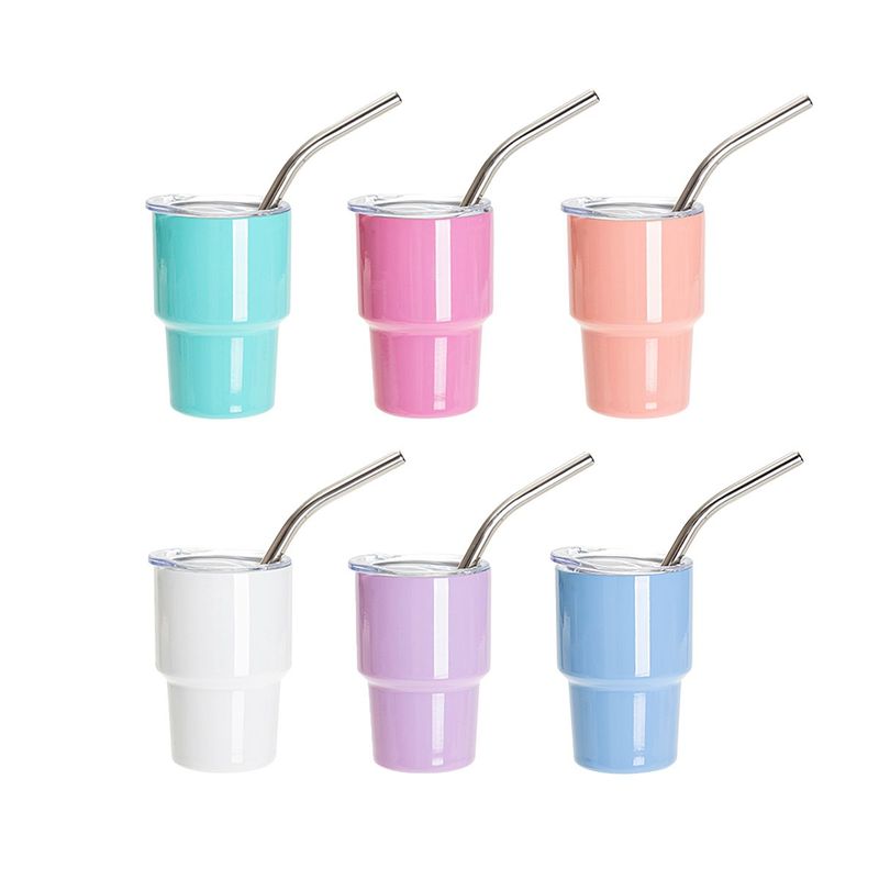 3oz Stainless Steel Tumbler Shot Glass Set