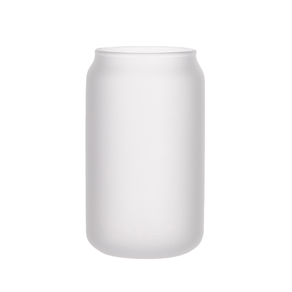 Frosted Beer Can Glass