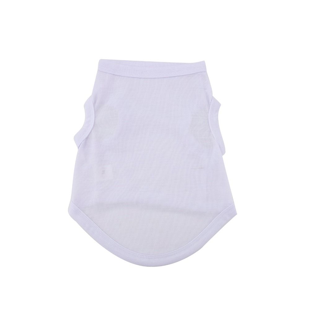 White Basic Dog or Cat Tank Shirt