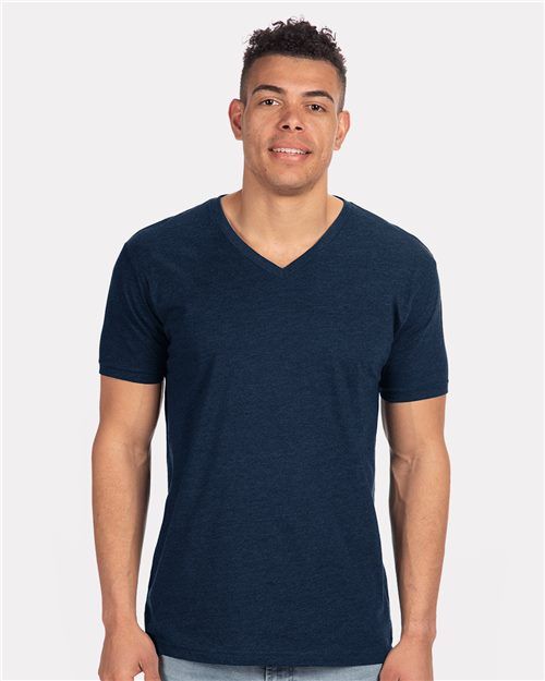 Men's CVC V-Neck T-Shirt -