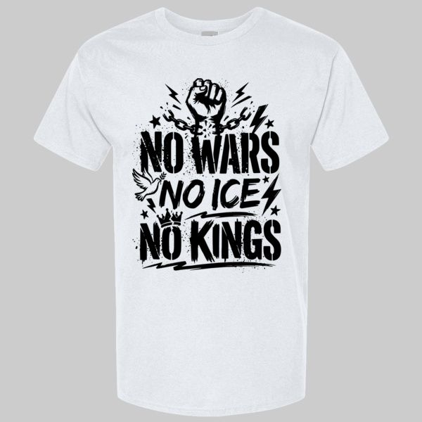 NO KINGS NO WAR TEES