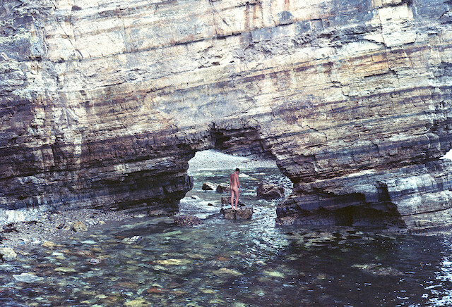 Woman in Arch, Tasmania