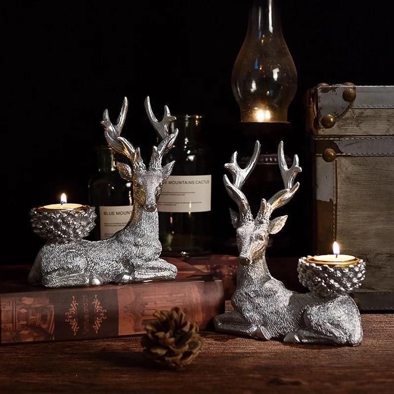 ✨ Elegant Golden Deer Candle Holders – Luxurious ✨ Elegant Golden Deer Candle Holders – Luxurious