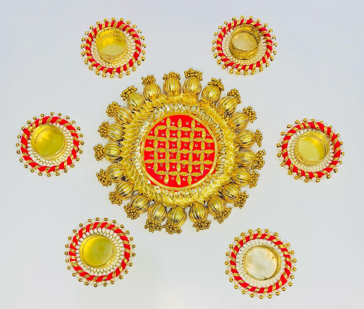Royal Diwali Rangoli Diya Set – Festive Color Options Royal Diwali Rangoli Diya Set – Festive Color Options