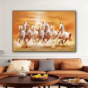🐎 Majestic Horse Wall Painting – Dynamic Elegance for Your Space 🖼️ 🐎 Majestic Horse Wall Painting – Dynamic Elegance for Your Space 🖼️