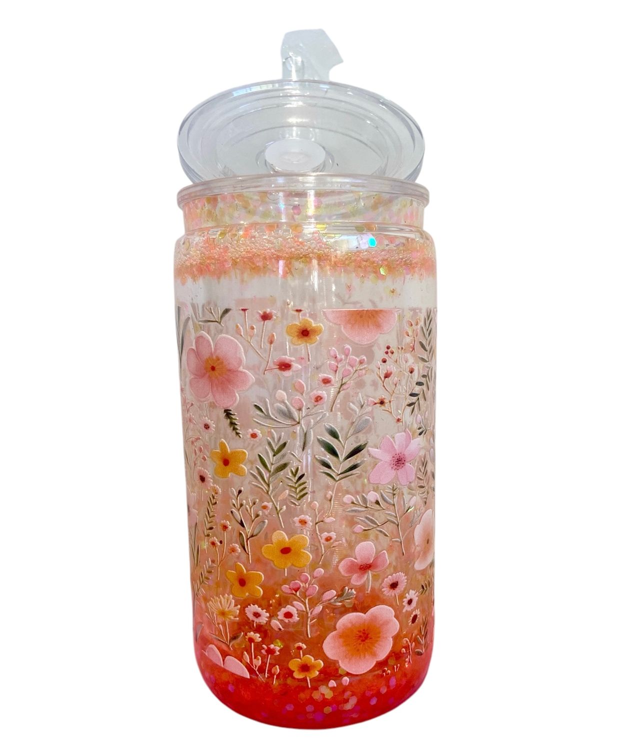 Orange Blossom Snow Globe Tumbler