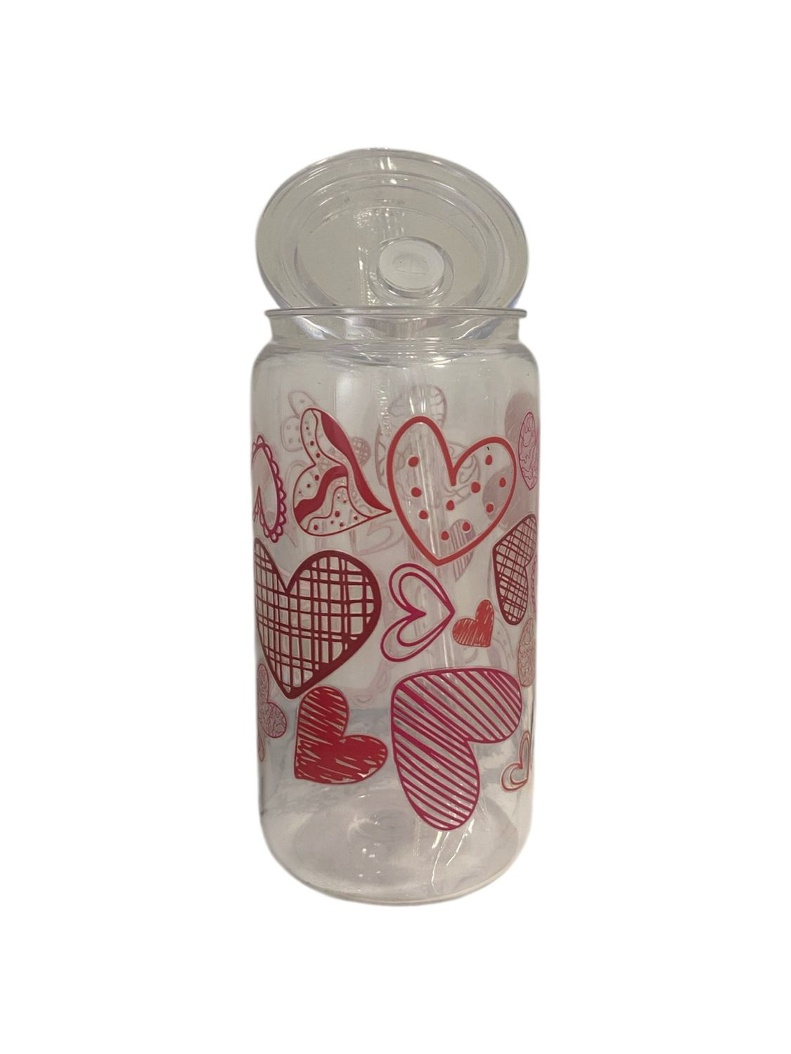 Red Love Heart Tumbler