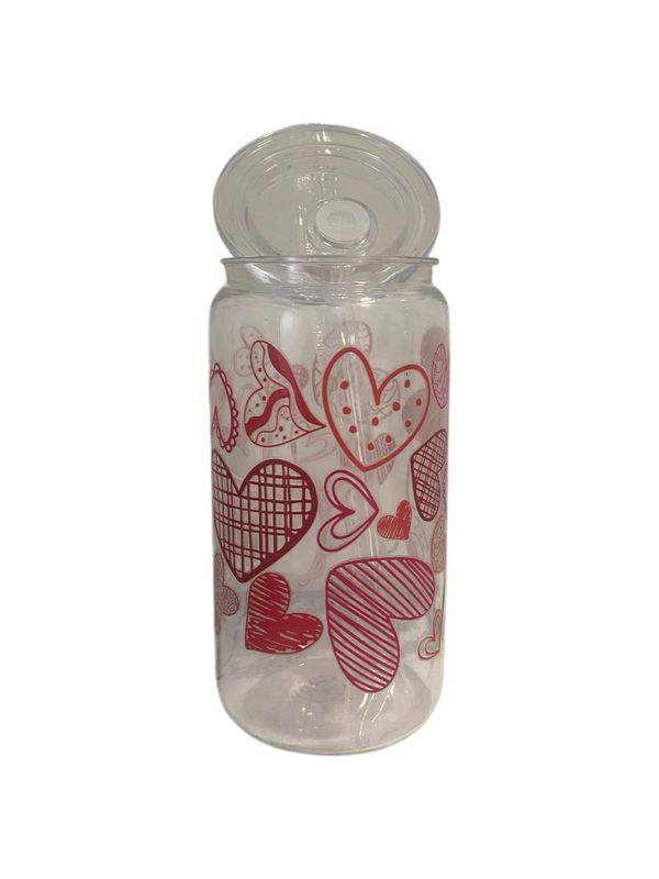 Red Love Heart Tumbler