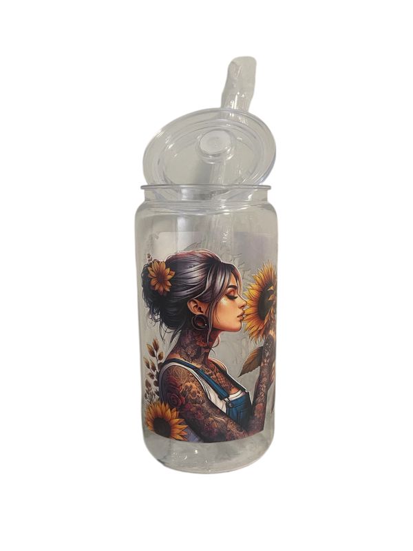 Just Breathe Dreamcatcher &amp; Sunflower Serenity Tumbler